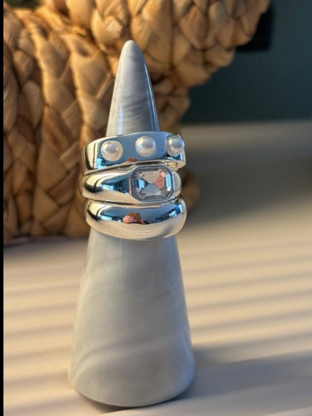 Park Lane Journey Rings Size 8, Set of 3 Rings